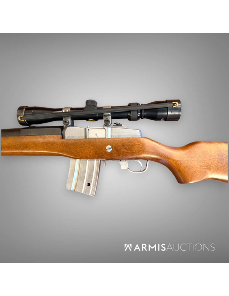 Fusil d'assaut semi-automatique Ruger Mini 14 .222 Rem avec lunette