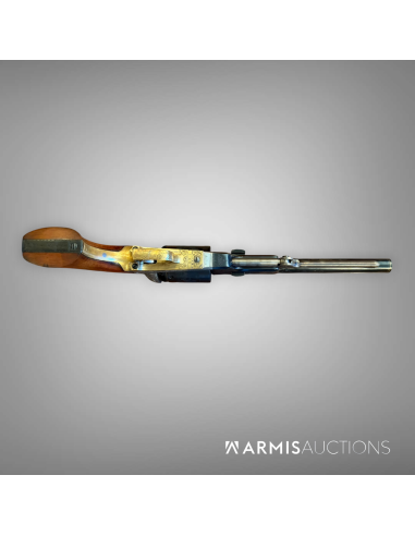 Revolver à percussion Colt Walker 1847 gravé en coffret avec accessoires