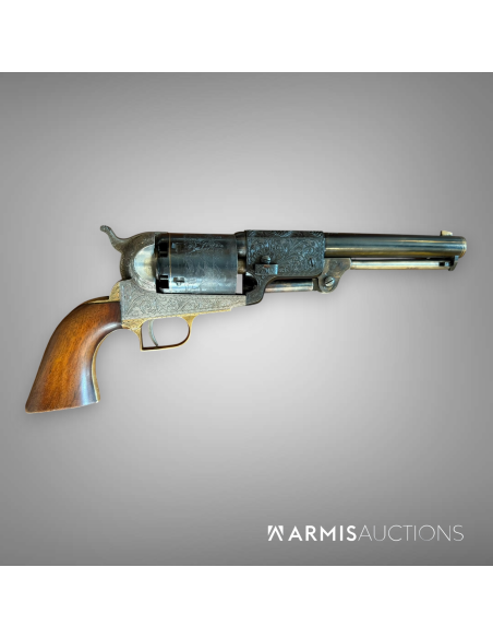 Revolver à percussion Colt Dragoon 2nd Model gravé