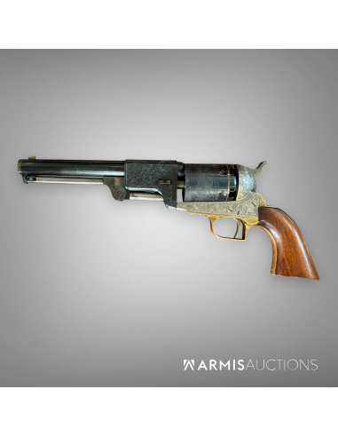 Revolver à percussion Colt Dragoon 2nd Model gravé