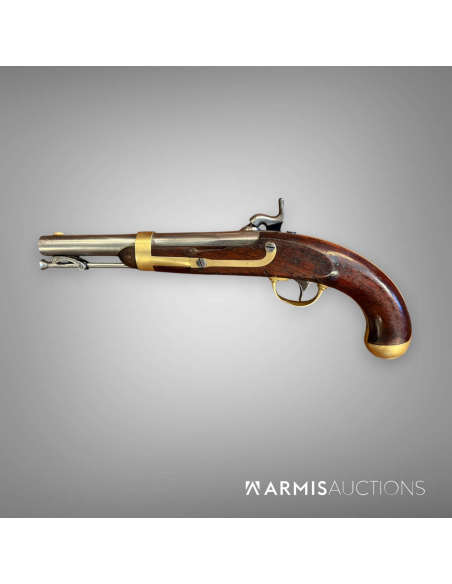 Pistolet à percussion Pistol 1842 Aston & Co original