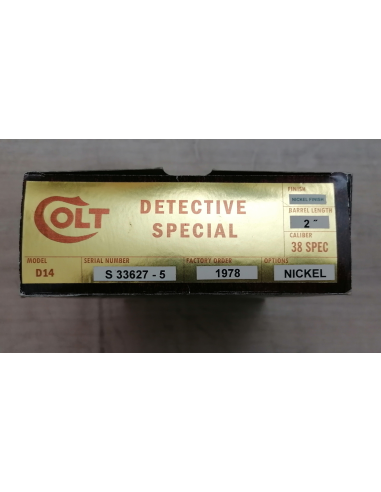 Revolver Colt Detective Special nickel (1980)