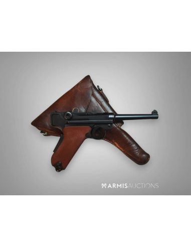 Pistolet d'ordonnance Waffenfabrik Bern 1906/29 Canevasite rouge daté 1937