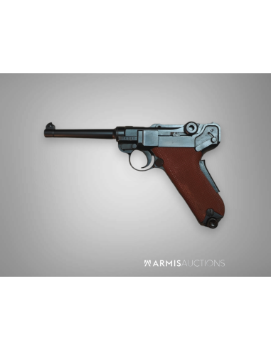 Pistolet d'ordonnance Waffenfabrik Bern 1906/29 Canevasite rouge daté 1937
