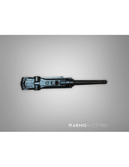 Pistolet d'ordonnance Waffenfabrik Bern 1906/29 Canevasite rouge daté 1937 Pistolet d'ordonnance Waffenfabrik Bern 1906/29 Canevasite rouge daté 1937