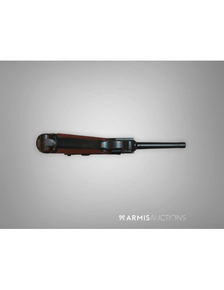 Pistolet d'ordonnance Waffenfabrik Bern 1906/29 Canevasite rouge daté 1937 Pistolet d'ordonnance Waffenfabrik Bern 1906/29 Canevasite rouge daté 1937